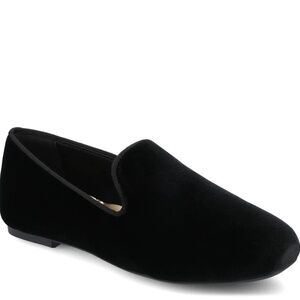 Birdies The Starling Black Velvet Loafer Flats Women’s Size 10 Quilted Insole